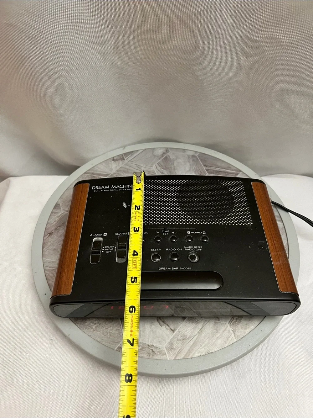 Vintage Sony Dream Machine ICF-C420 Dual Alarm AM/FM Clock Radio Woodgrain